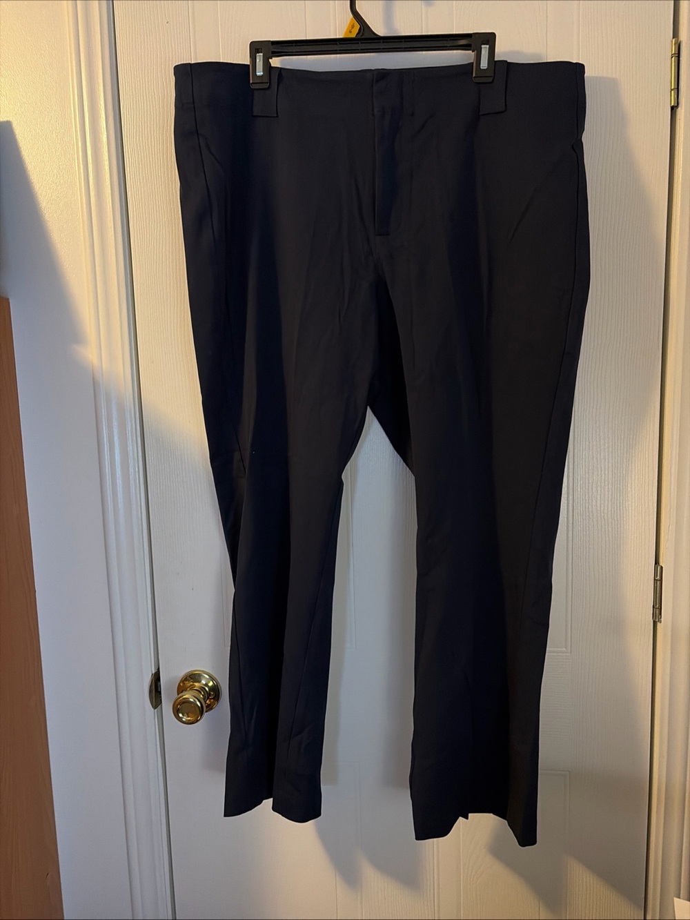 NIC+ZOE Women's Navy Blue Plus Size Solid Flat Front Dress Pants 16W
